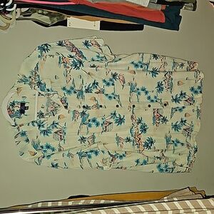 Mens sz xxl George Hawaiian button down shirt.